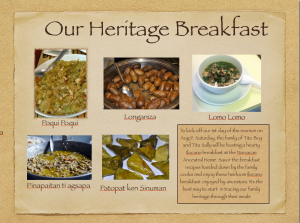 Heritage Breakfast